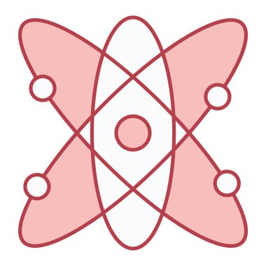 atom. Web simgesi basit tasarım