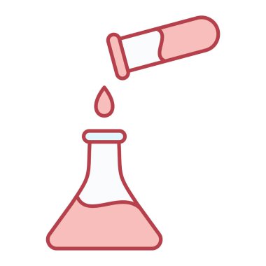 Kan ikonu vektör illüstrasyon tasarımlı matara