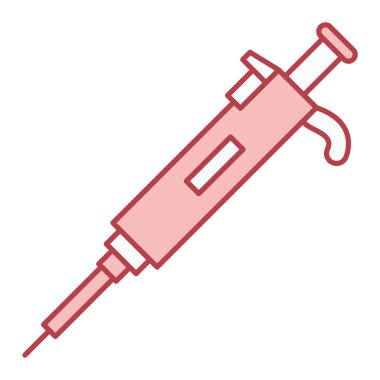 Şırınga ikonu vektör çizimi