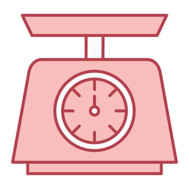 Ölçek simgesi vektör illüstrasyonuName