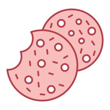 Karpuz dilimi ikonu. Beyaz zemin üzerinde pizza vektör illüstrasyonunun izometriği