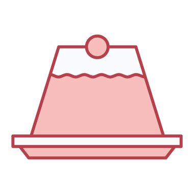 kek ikonu vektör illüstrasyonu