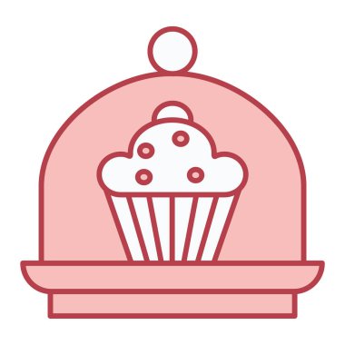 Tatlım. Web simgesi basit illüstrasyon