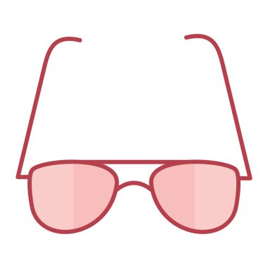 güneş gözlüğü ikonu vektör illüstrasyonu