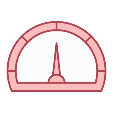 Modern b 'nin vektör illüstrasyonu hız göstergesinden yoksun