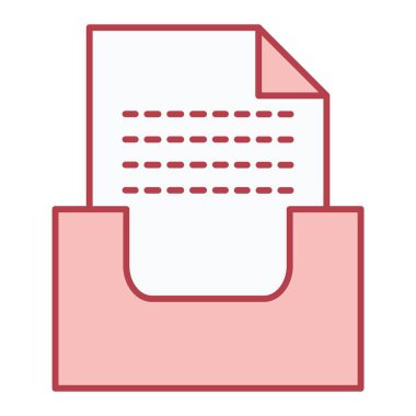 dosya belgesi. Basit tasarım