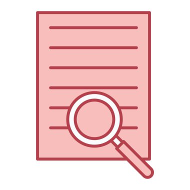 Arama simgesi vektör illüstrasyonu