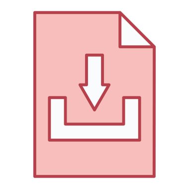 Dosya simgesi, vektör illüstrasyonu indir