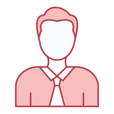 avatar. Web simgesi basit illüstrasyon