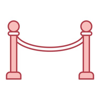 bariyer simgesi vektör illüstrasyonu