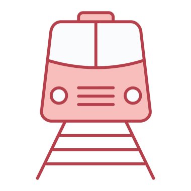 tren simgesi vektör illüstrasyonu