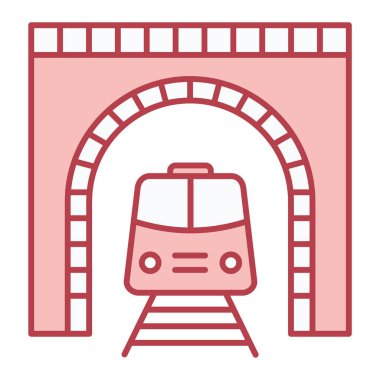 tren simgesi vektör illüstrasyonu