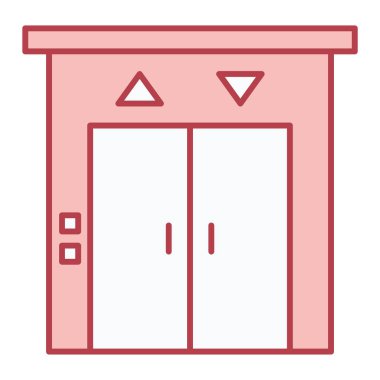 Otel vektör simgesi işareti... izole hat sembolü