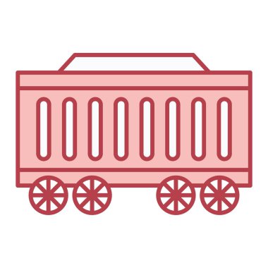 tren simgesi vektör illüstrasyonu