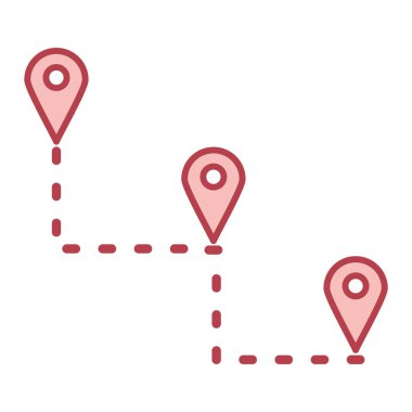 gps vektör simgesi modern basit illüstrasyon