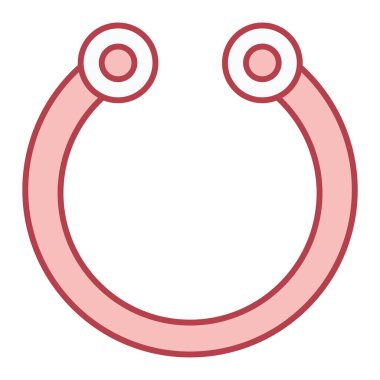 Şirin, mutlu ve moda ikonunun vektör çizimi