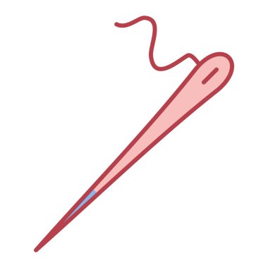 örgü iğneleri simgesinin vektör çizimi