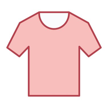 Tişört ikonu. vektör illüstrasyonu
