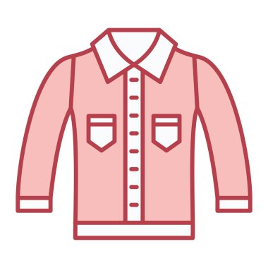 Ceket simge vektör çizim