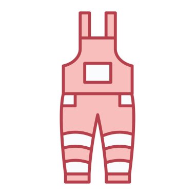 Yelek. Web simgesi basit illüstrasyon