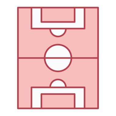 Basketbol sahası. Basit tasarım