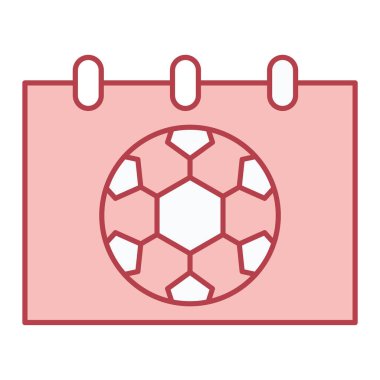 futbol topu ikonu vektör illüstrasyonu