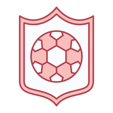 futbol topu ikonu vektör illüstrasyon tasarımı