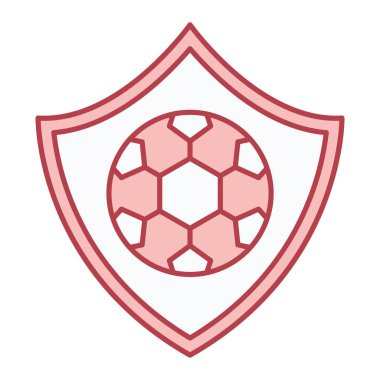 futbol ikonu vektör illüstrasyonu
