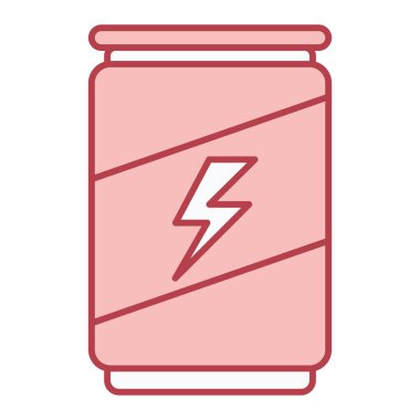 Yiyecek ve içecek sembolünün vektör çizimi. Protein ve enerji depolama işareti koleksiyonu. düzenlenebilir vuruş.