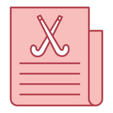 belge vektör simgesi modern basit illüstrasyon