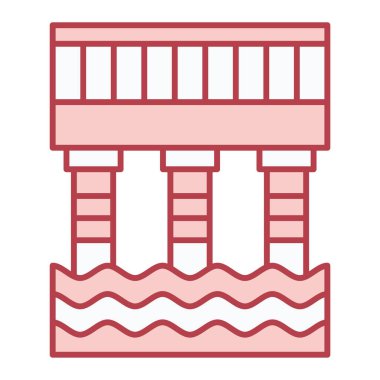 su pompası simgesi, vektör illüstrasyonu