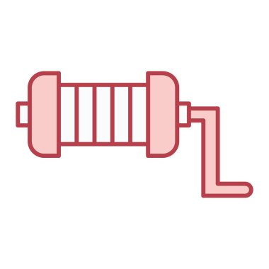 Modern otomatik öğütücü simgesinin vektör çizimi