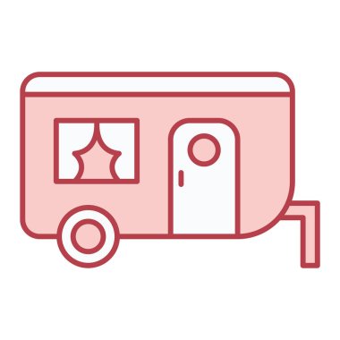 Araba simgesinin vektör illüstrasyonu