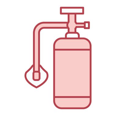 Yangın söndürme ikonu. Web için su hidrantı vektör simgelerinin özet çizimi