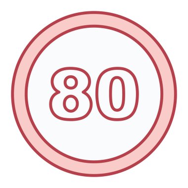 Yol simgesi, vektör illüstrasyonu