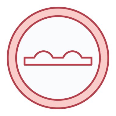 Modern b 'nin vektör çizimi gökkuşağı simgesinden yoksun