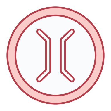 Tek bir simgenin vektör illüstrasyonu