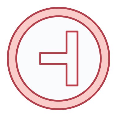 Modern b 'nin vektör illüstrasyonu simge eksikliği işareti