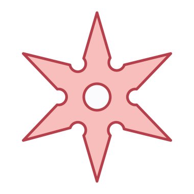 Beyaz arkaplanda izole edilmiş yıldız simgesi vektörü, sihirli şeffaf işaret