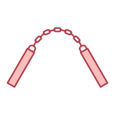 İp simgesi atlanıyor. Web için spor ekipmanı vektör simgelerinin özet çizimi