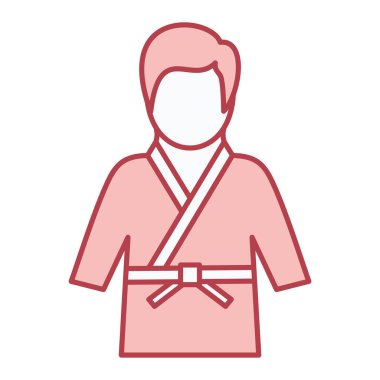 Avatar çanta karakter vektör illüstrasyon tasarımı ile adam