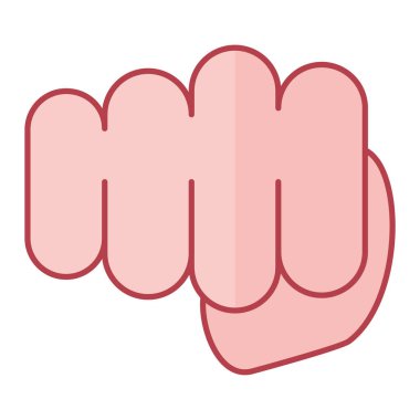 Kırmızı kalpli bir adamın el çizimi. vektör illüstrasyonu