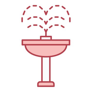 Modern bir grafik simgesinin vektör illüstrasyonu