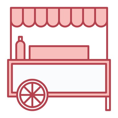 Vektör illüstrasyonu, simge ögesi arkaplanı