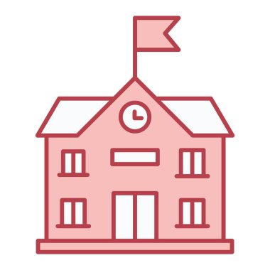 ev binası ve emlak çizgisi biçim vektör çizimi tasarımı