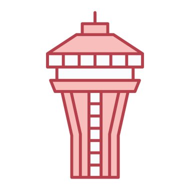 kule vektör resimleme tasarımı