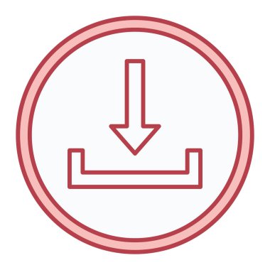 Simge indir, vektör illüstrasyonu