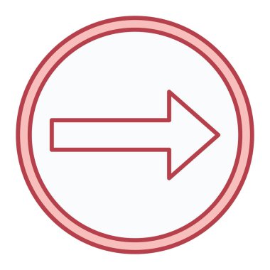 ok simgesi vektör illüstrasyonu