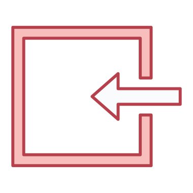 Elementin ve çerçeve sembolünün izole nesnesi. Uygulama ve oklar stok vektör illüstrasyonu işaretleri.