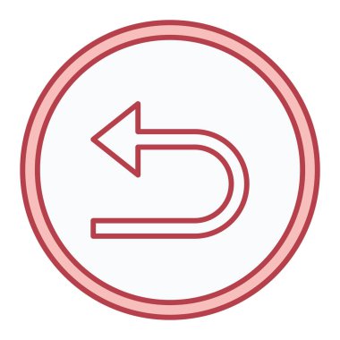 ok yönü ikon vektör illüstrasyonu